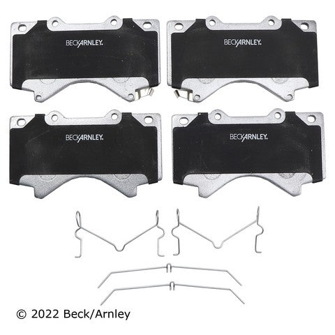 Disc Brake Pad and Hardware Kit Beck Arnley 085-6791