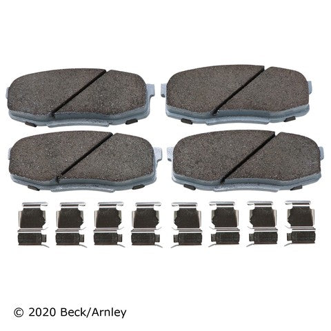 Disc Brake Pad and Hardware Kit Beck Arnley 085-6793