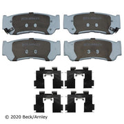 Disc Brake Pad and Hardware Kit Beck Arnley 085-6797