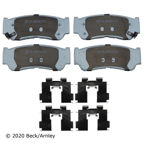 Disc Brake Pad and Hardware Kit Beck Arnley 085-6797