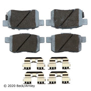 Disc Brake Pad and Hardware Kit Beck Arnley 085-6798