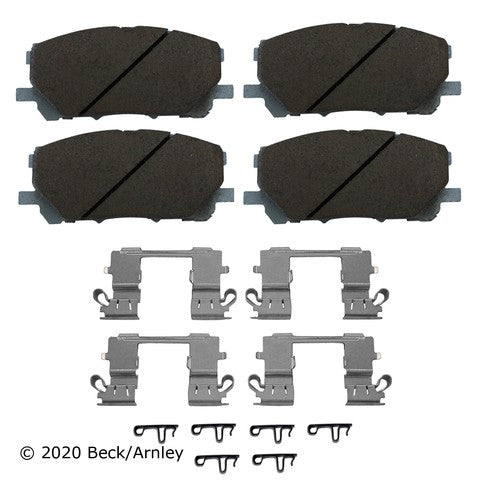 Disc Brake Pad and Hardware Kit Beck Arnley 085-6805