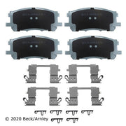 Disc Brake Pad and Hardware Kit Beck Arnley 085-6805