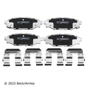Disc Brake Pad and Hardware Kit Beck Arnley 085-6811