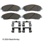 Disc Brake Pad and Hardware Kit Beck Arnley 085-6816