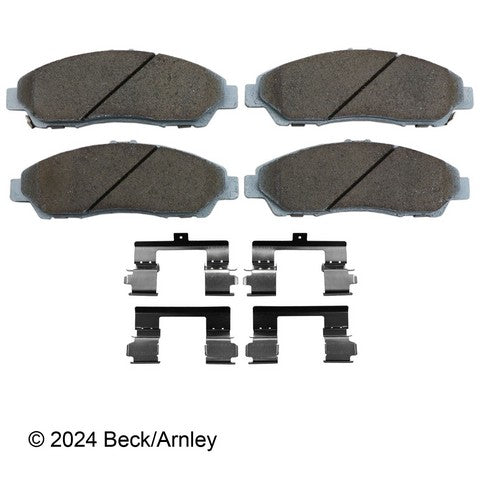 Disc Brake Pad and Hardware Kit Beck Arnley 085-6816