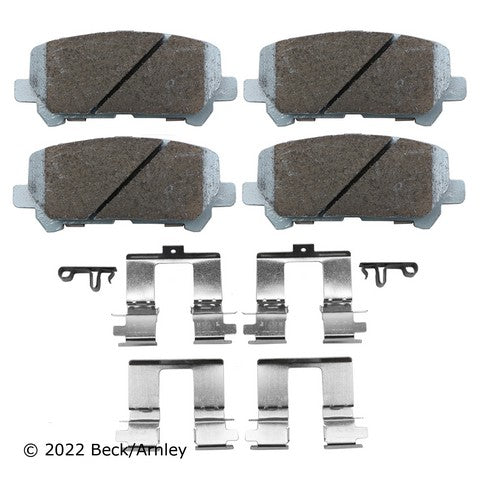 Disc Brake Pad and Hardware Kit Beck Arnley 085-6817