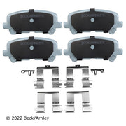 Disc Brake Pad and Hardware Kit Beck Arnley 085-6817