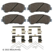 Disc Brake Pad and Hardware Kit Beck Arnley 085-6831