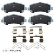 Disc Brake Pad and Hardware Kit Beck Arnley 085-6831