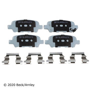 Disc Brake Pad and Hardware Kit Beck Arnley 085-6832
