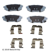 Disc Brake Pad and Hardware Kit Beck Arnley 085-6870