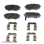 Disc Brake Pad and Hardware Kit Beck Arnley 085-6870