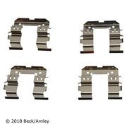 Disc Brake Pad and Hardware Kit Beck Arnley 085-6870