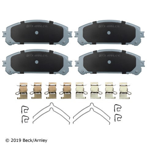 Disc Brake Pad and Hardware Kit Beck Arnley 085-6893