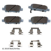 Disc Brake Pad and Hardware Kit Beck Arnley 085-6916
