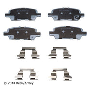 Disc Brake Pad and Hardware Kit Beck Arnley 085-6916
