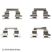 Disc Brake Pad and Hardware Kit Beck Arnley 085-6916