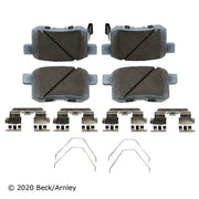 Disc Brake Pad and Hardware Kit Beck Arnley 085-6926