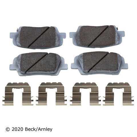 Disc Brake Pad and Hardware Kit Beck Arnley 085-6932