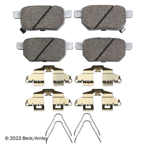Disc Brake Pad and Hardware Kit Beck Arnley 085-6936