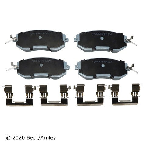 Disc Brake Pad and Hardware Kit Beck Arnley 085-6947