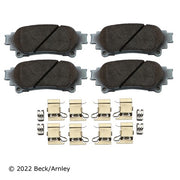 Disc Brake Pad and Hardware Kit Beck Arnley 085-6949