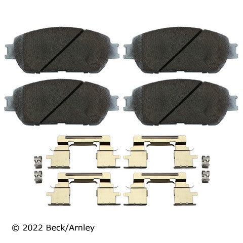 Disc Brake Pad and Hardware Kit Beck Arnley 085-6952