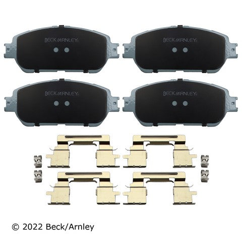 Disc Brake Pad and Hardware Kit Beck Arnley 085-6952