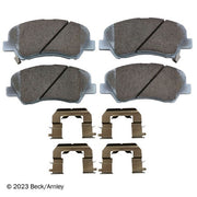 Disc Brake Pad and Hardware Kit Beck Arnley 085-6975