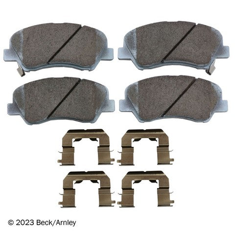 Disc Brake Pad and Hardware Kit Beck Arnley 085-6975