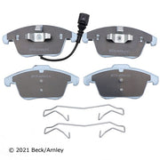 Disc Brake Pad and Hardware Kit Beck Arnley 085-6979