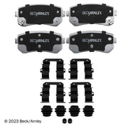 Disc Brake Pad Set Beck Arnley 085-6988