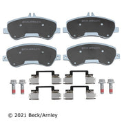 Disc Brake Pad and Hardware Kit Beck Arnley 085-6998