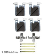 Disc Brake Pad Set Beck Arnley 085-7012