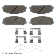 Disc Brake Pad and Hardware Kit Beck Arnley 085-7017