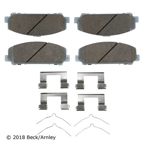 Disc Brake Pad and Hardware Kit Beck Arnley 085-7017