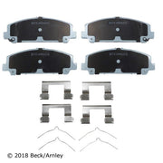 Disc Brake Pad and Hardware Kit Beck Arnley 085-7017