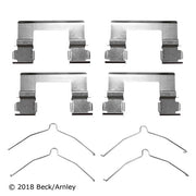 Disc Brake Pad and Hardware Kit Beck Arnley 085-7017