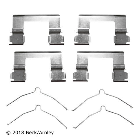 Disc Brake Pad and Hardware Kit Beck Arnley 085-7017