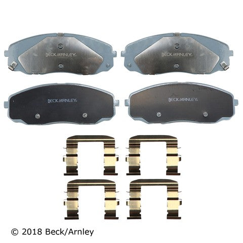 Disc Brake Pad and Hardware Kit Beck Arnley 085-7031