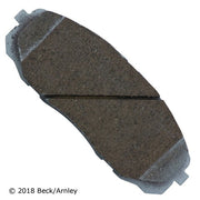 Disc Brake Pad and Hardware Kit Beck Arnley 085-7031