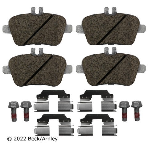 Disc Brake Pad and Hardware Kit Beck Arnley 085-7033