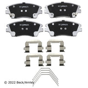 Disc Brake Pad Set Beck Arnley 085-7051