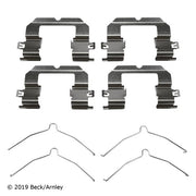 Disc Brake Pad Set Beck Arnley 085-7072