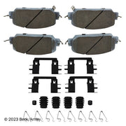 Disc Brake Pad Set Beck Arnley 085-7076A