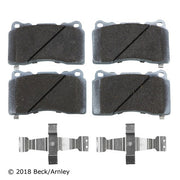 Disc Brake Pad Set Beck Arnley 085-7081