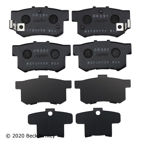 Disc Brake Pad Beck Arnley 089-1467