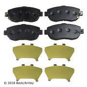 Disc Brake Pad Beck Arnley 089-1506