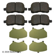 Disc Brake Pad Beck Arnley 089-1553